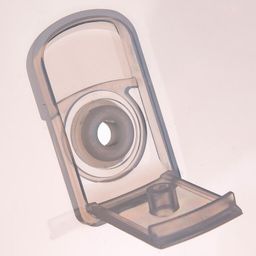 Pojemnik szklany LORA, bordowa przykrywka - galeria #2