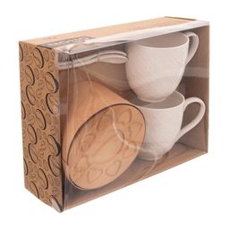 Kubek ze spodkiem i łyżeczką dla dwojga BAMBUS 370 ml - galeria #2