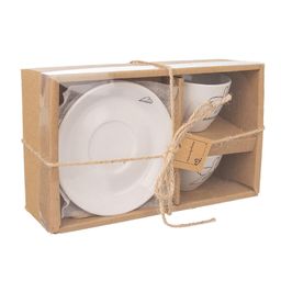 Zestaw filiżanek ze spodkiem ANIOŁ 90 ml 2 szt. - galeria #5