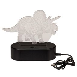 Lampka nocna 3D dla dzieci TRICERATOPS - galeria #1