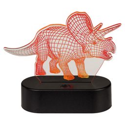 Lampka nocna 3D dla dzieci TRICERATOPS - galeria #5
