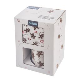 Kubek ceramiczny PIERNICZEK z męskimi skarpetami, 350 ml - galeria #3