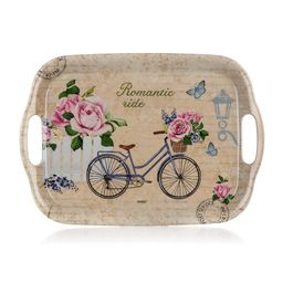 Taca melaminowa ROMANTIC RIDE zestaw 2 sztuk - galeria #1