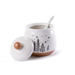 Ceramiczna cukiernica CHOINKI - galeria #1