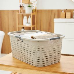 Kosz na czystą bieliznę COUNTRY cappuccino, 40 l - galeria #2