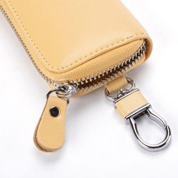 Etui na klucze ze skóry żółta - galeria #3