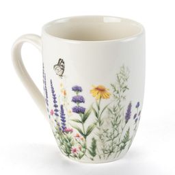 Zestaw kubków porcelanowych LAWENDA I MOTYLE w pudełku prezentowym 350 ml 2 szt. - galeria #2