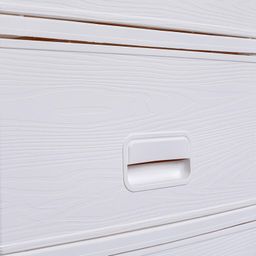 Komoda plastikowa MEGAPLAST NATURA biała - galeria #2