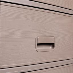 Komoda plastikowa MEGAPLAST NATURA mocca - galeria #2