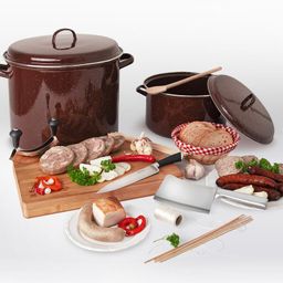 Drewniana deska do krojenia masywna 46 cm - galeria #3