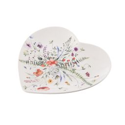 Porcelanowy talerz deserowy MAK, serce, 17,5 cm - galeria #2