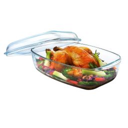 Szklane naczynie do pieczenia z pokrywką PYREX - galeria #1