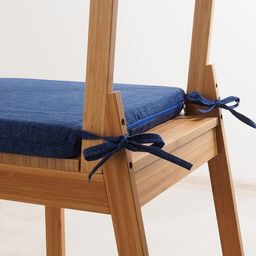 Poduszka siedzisko z możliwością prania BESSY niebieska - galeria #3