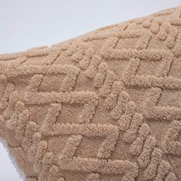 Zestaw 2 poszewek na poduszki INVERNO beżowe 50 x 70 cm - galeria #1