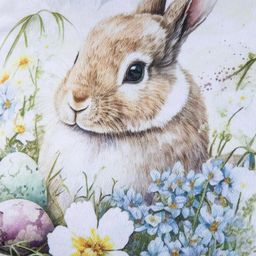 Zestaw 3 poszewek na poduszki WIELKANOC 45 x 45 cm - galeria #2