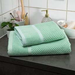 Zestaw ręczników frotte i ręczników kąpielowych MODENA zielony 6 szt. - galeria #4