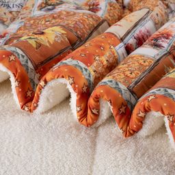 Pikowany barankowy koc Dual Feel SAMARA 140 x 200 cm - galeria #1