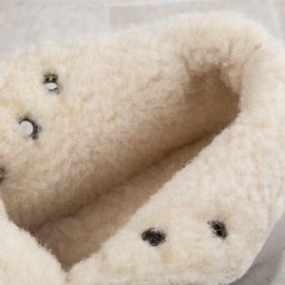Męskie ocieplane buty sznurowane do kostki taupe - galeria #4