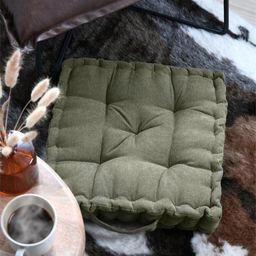 Poduszka do siedzenia na podłodze DANDY sztruks khaki - galeria #4