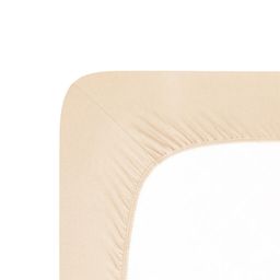 Napinane prześcieradło Jersey z elastanem kawowe - galeria #3