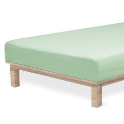 Napinane prześcieradło Jersey z elastanem zielone - galeria #4