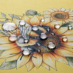Obrus nakładka SUNFLOWERS 85 x 85 cm - galeria #5