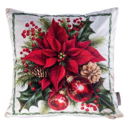 Zestaw 3 poszewek na poduszki CHRISTMAS STAR 45 x 45 cm - galeria #3