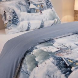 Pościel bawełniana ZIMOWA WIOSKA - galeria #2