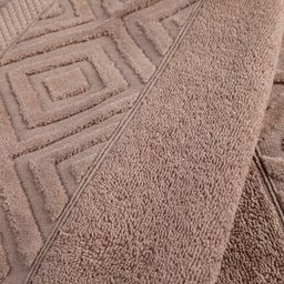 Zestaw ręczników frotte PAULA taupe 50 x 90 cm 2 szt. - galeria #2