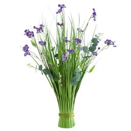 Ozdobna trawa z fioletowymi kwiatami 70 cm
