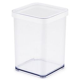 Kwadratowy plastikowy pojemnik na żywność LOFT biały