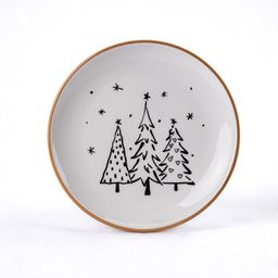 Ceramiczny talerz CHOINKI 20 cm