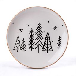 Ceramiczny talerz CHOINKI 24 cm