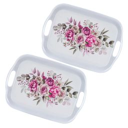 Zestaw tacek melaminowych ROSES 36 x 25,5 cm 2 szt.