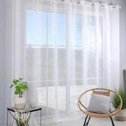 Firana z woalu do salonu CELIAN XXL 300 x 280 cm