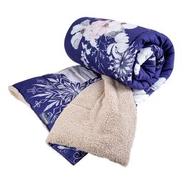 Pikowany barankowy koc Dual Feel FLORENCE 140 x 200 cm