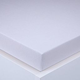 Elastyczne frotte prześcieradło EXCLUSIVE białe