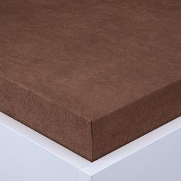 Elastyczne frotte prześcieradło EXCLUSIVE ciemnobrązowe