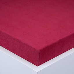 Elastyczne frotte prześcieradło EXCLUSIVE winowe