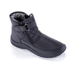 Męskie pikowane buty zimowe na suwak