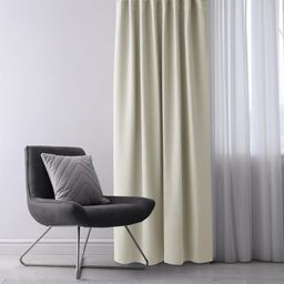 Zasłona zaciemniająca blackout RESTILO kremowa 140 x 245 cm