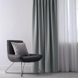 Zasłona zaciemniająca blackout RESTILO srebrna 140 x 245 cm