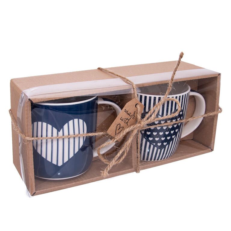 Kubki ceramiczne JUST LOVE 390 ml 2 szt. - galeria #2