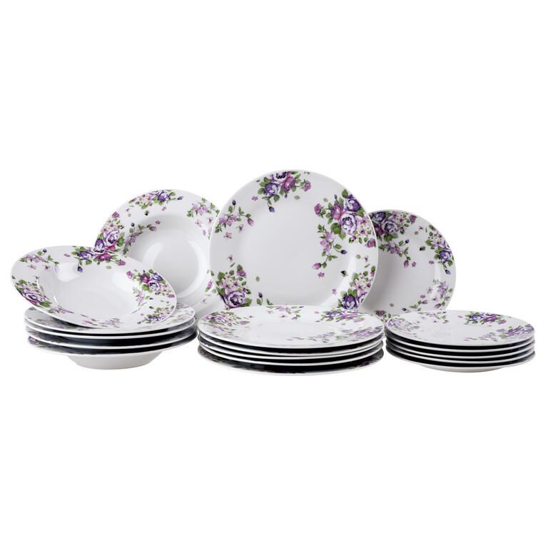 Porcelanowy zestaw obiadowy BEAUTY 18 szt. - galeria #1