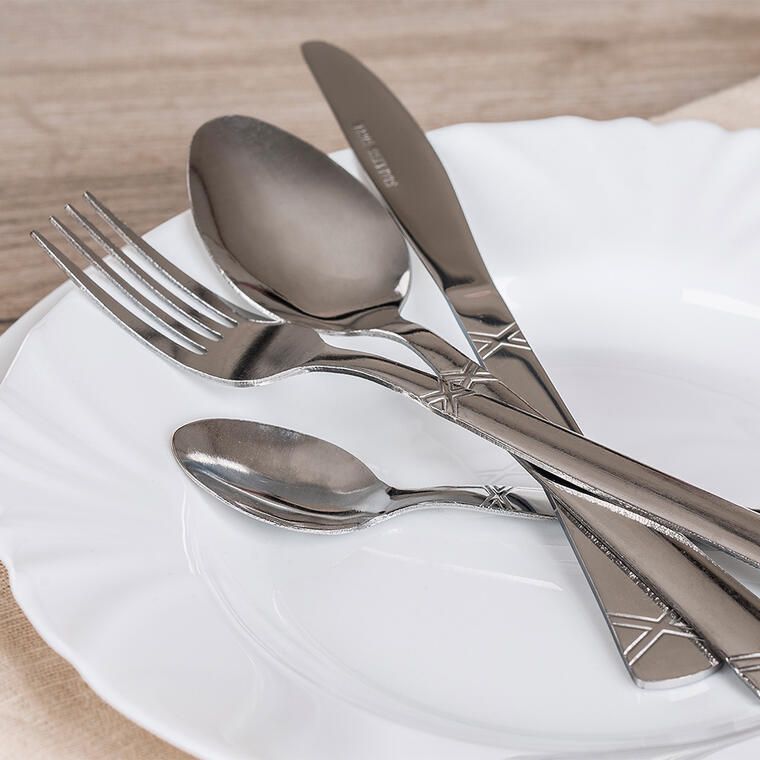 Zestaw sztućców ze stali nierdzewnej APETIT DESTINI 24 szt. - galeria #2