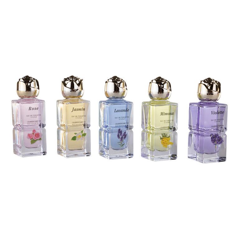 Zestaw 5 perfum francuskich, kwiatowych - galeria #1