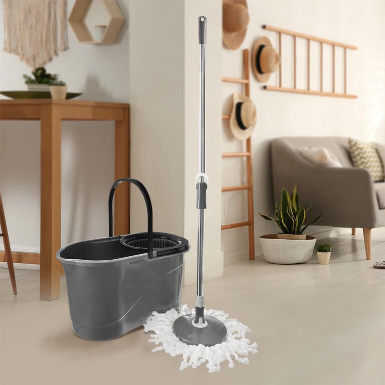 Mop obrotowy z wiadrem GREY - galeria #1
