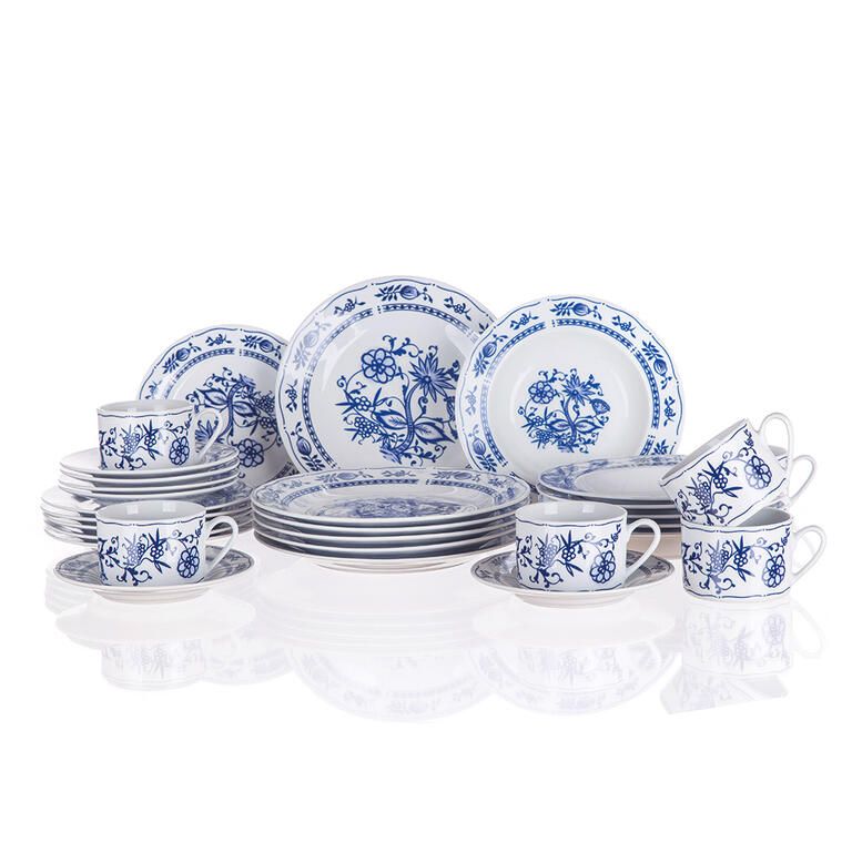 Porcelanowy zestaw obiadowy ONION 30 szt - galeria #7