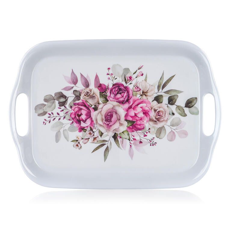 Zestaw tacek melaminowych ROSES 36 x 25,5 cm 2 szt. - galeria #2