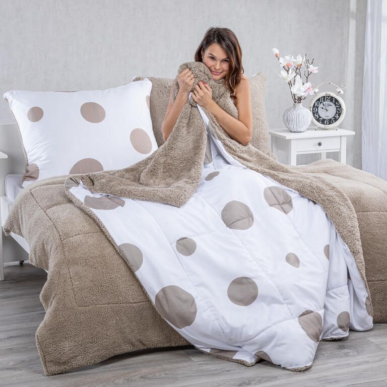 Pikowany barankowy zestaw Dual Feel ESTELLA 3 szt. - galeria #1